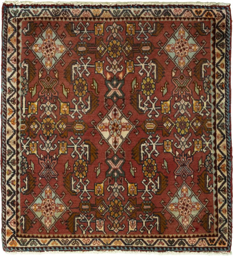Perzisch tapijt Shiraz 67x61 67x61, Perzisch tapijt Handgeknoopte