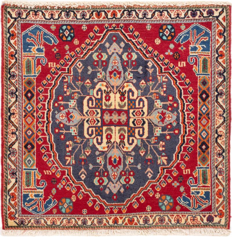 Perserteppich Ghashghai Limited 2'1"x2'1" 2'1"x2'1", Perserteppich Handgeknüpft