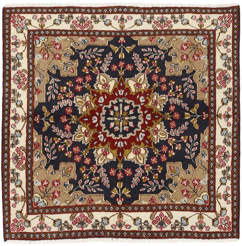 Persian Rug Kerman 144x145 144x145, Persian Rug Knotted by hand