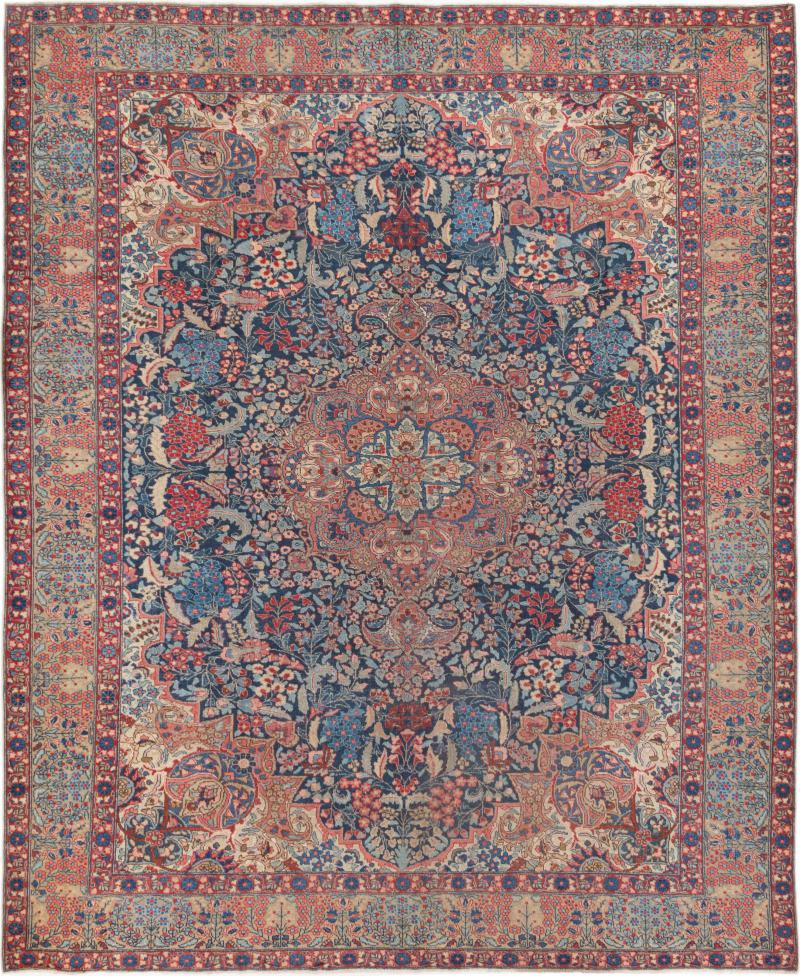 Tappeto persiano Isfahan Khoy Antico 440x350 440x350, Tappeto persiano Annodato a mano