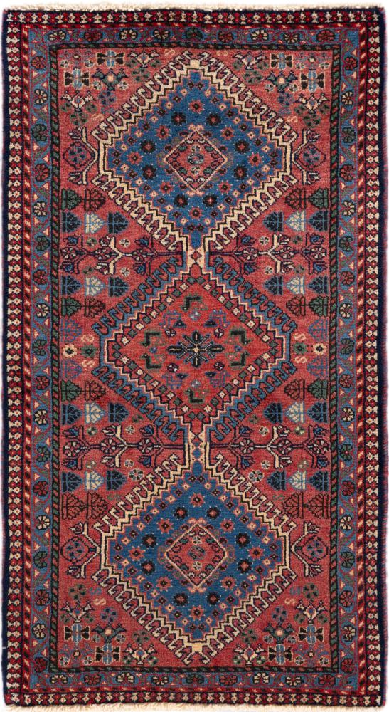 Persisk tæppe Yalameh 107x60 107x60, Persisk tæppe Knyttet i hånden