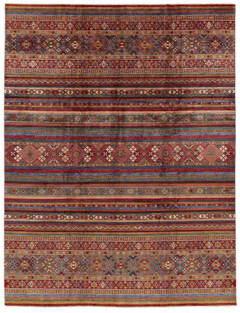 Afghan rug Arijana Shaal 411x316 411x316, Persian Rug Knotted by hand