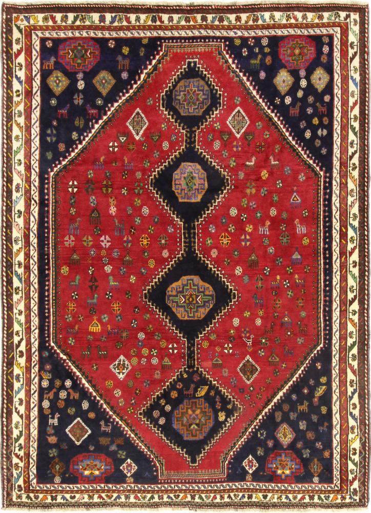 Alfombra persa Ghashghai 284x209 284x209, Alfombra persa Anudado a mano