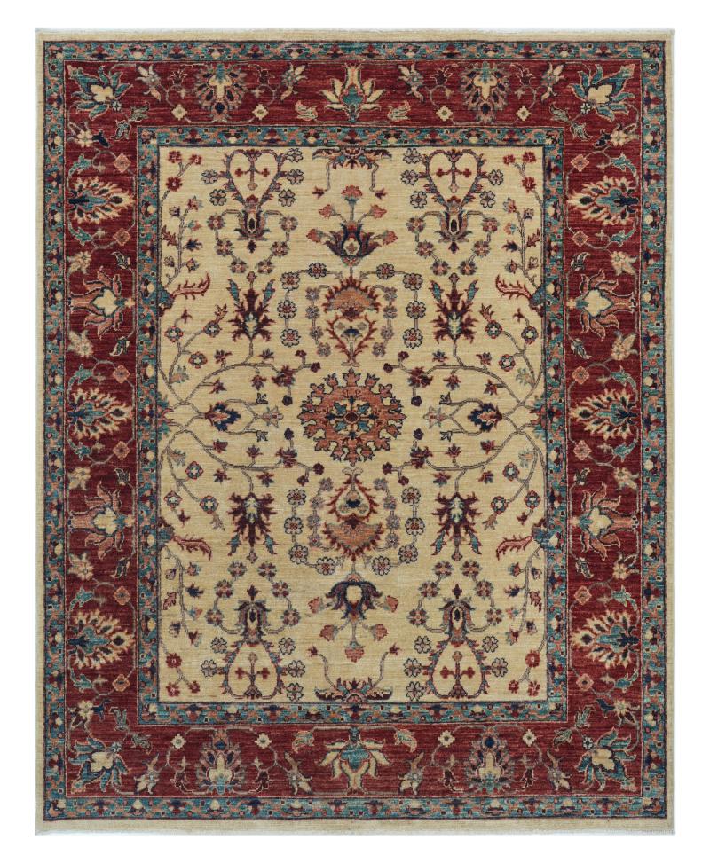 Pakistani rug Ziegler Farahan 6'2"x4'10" 6'2"x4'10", Persian rug Hand-knotted