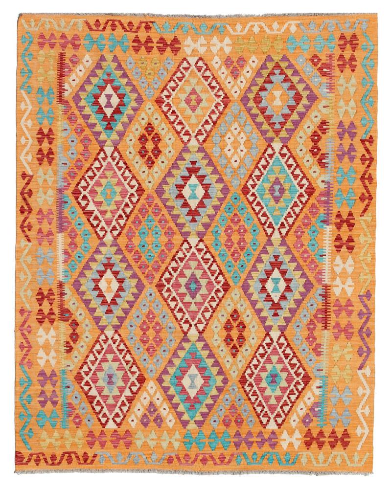 Afghan rug Kilim Afghan 7'9"x5'7" 7'9"x5'7", Persian Rug Woven by hand