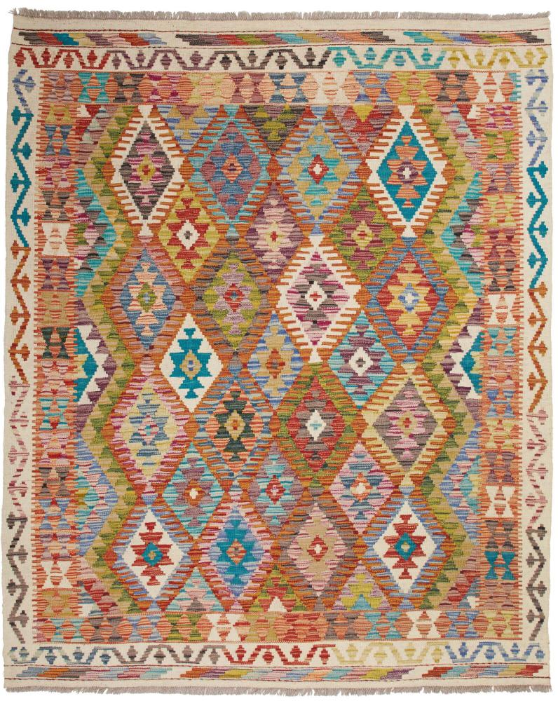 Afgán szőnyeg Kilim Afgán 196x156 196x156, Perzsa szőnyeg szőttesek