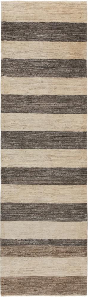 Persian Rug Persian Gabbeh Loribaft 9'9"x2'9" 9'9"x2'9", Persian Rug Knotted by hand