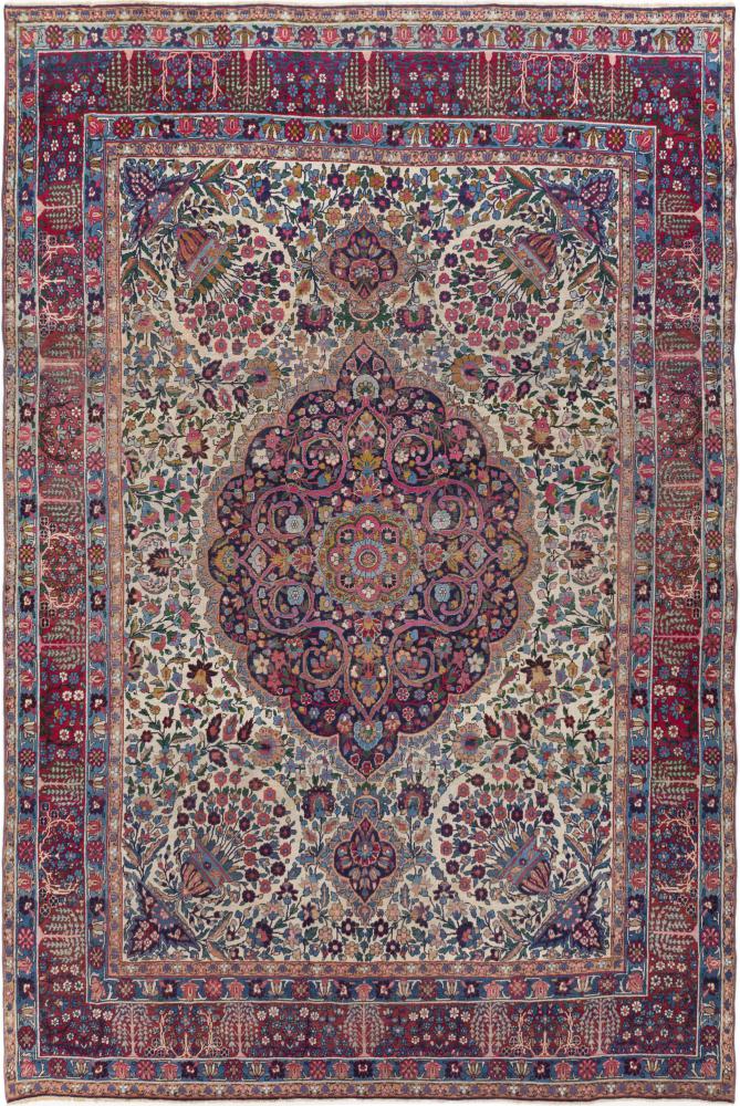 Persian Rug Yazd Antique 417x283 417x283, Persian Rug Knotted by hand