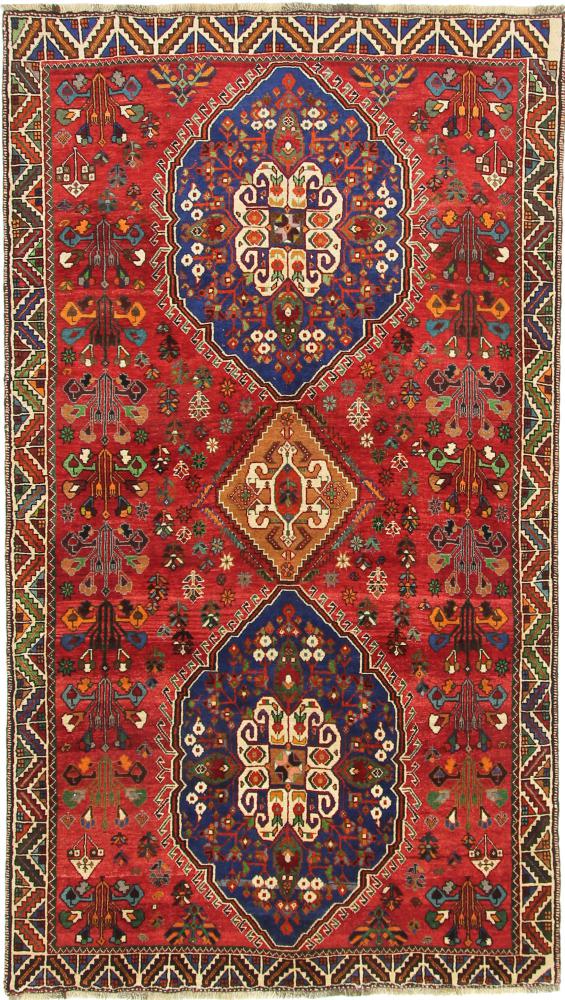 Tapis persan Shiraz 275x153 275x153, Tapis persan Noué à la main