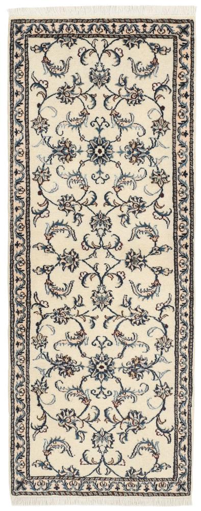 Persian Rug Nain Kaschmar 6'5"x2'6" 6'5"x2'6", Persian Rug Knotted by hand