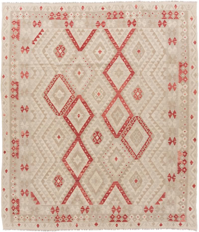 Tapete afegão Kilim Afegão 293x258 293x258, Tapete persa Tecido à mão