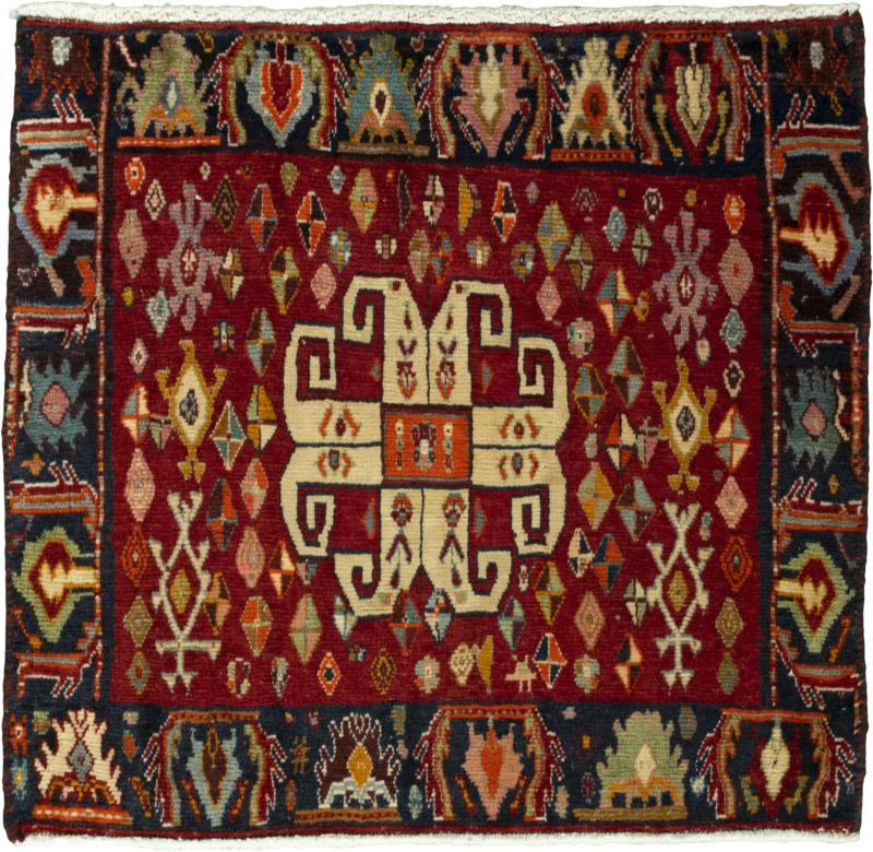Persialainen matto Shiraz 65x68 65x68, Persialainen matto Solmittu käsin