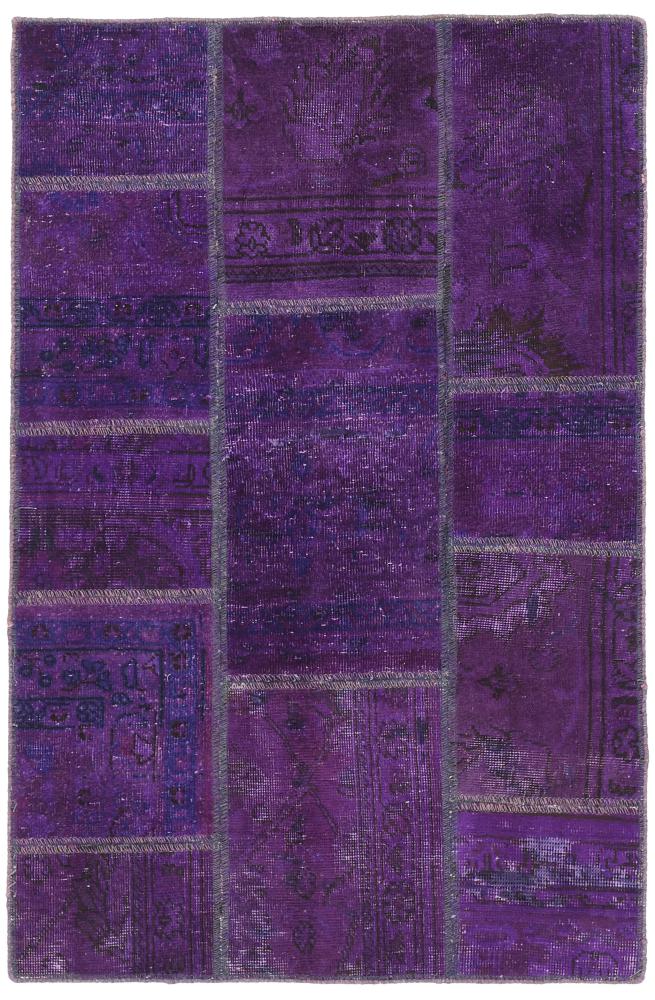  ペルシャ絨毯 パッチワーク 123x83 123x83,  ペルシャ絨毯 手織り