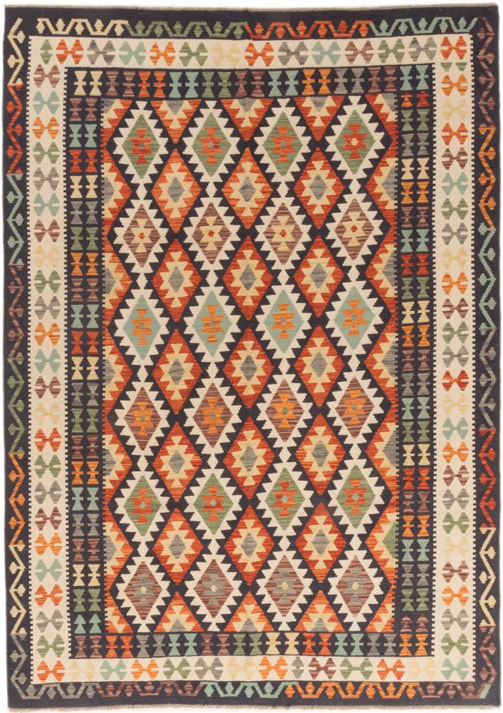 Afghanischer Teppich Kelim Afghan 296x211 296x211, Perserteppich Handgewebt