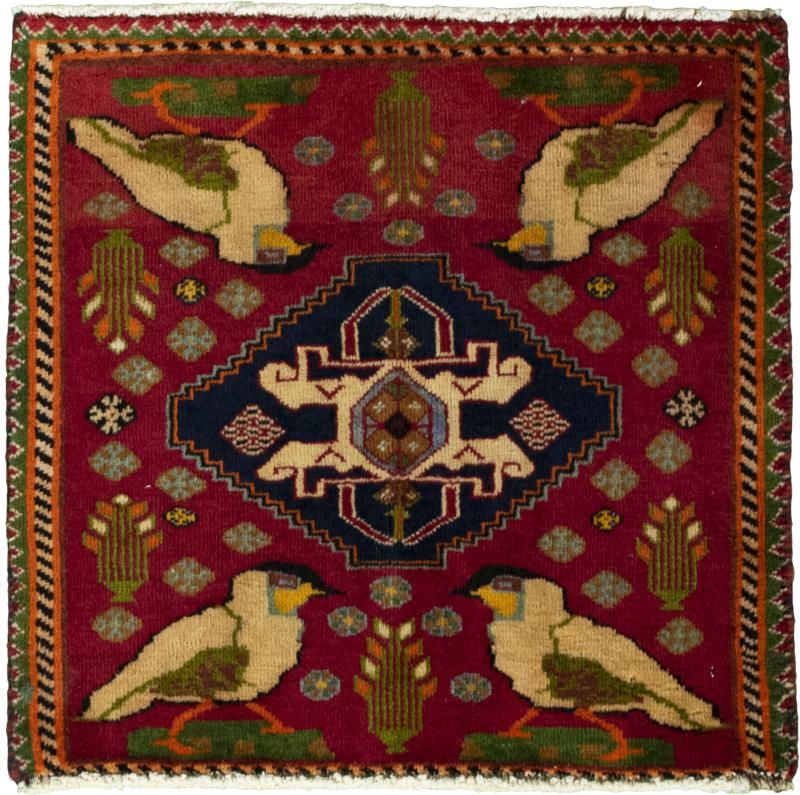 Persian Rug Shiraz 50x58 50x58, Persian Rug Knotted by hand