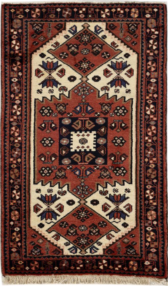 Alfombra persa Khamseh 131x77 131x77, Alfombra persa Anudado a mano