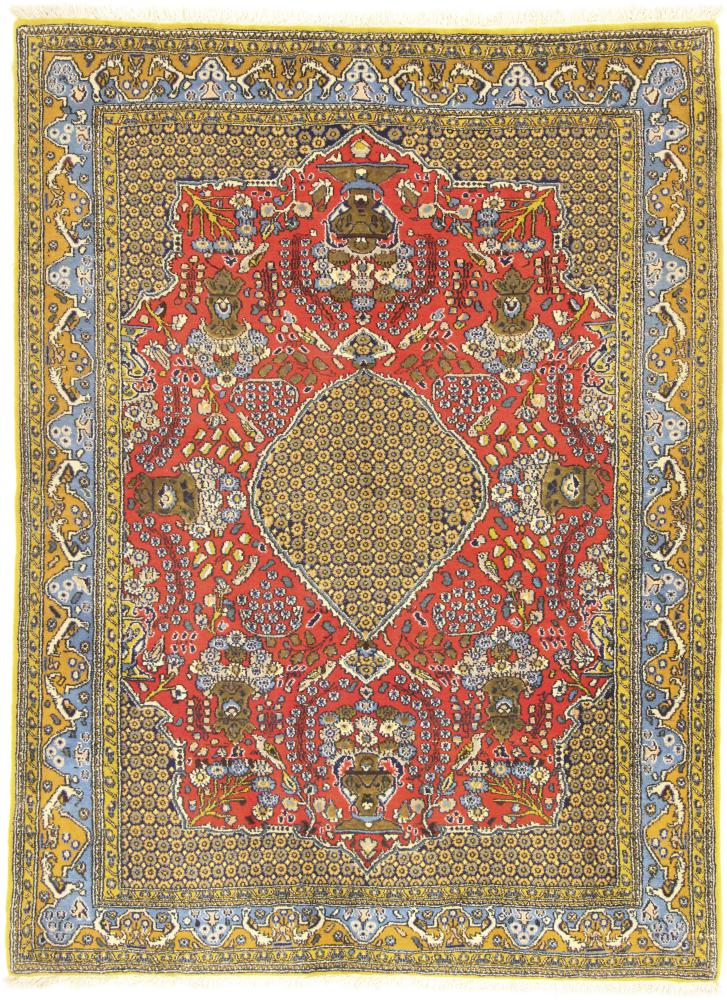Perzisch tapijt Qum 201x149 201x149, Perzisch tapijt Handgeknoopte
