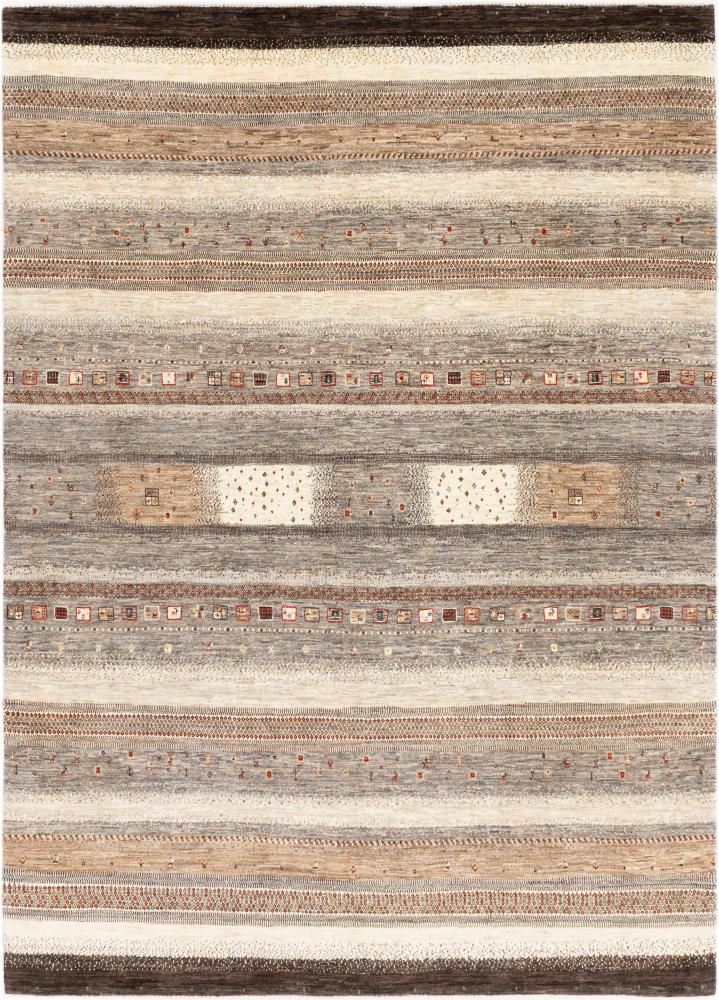 Tapis persan Perser Gabbeh Loribaft Natura 341x244 341x244, Tapis persan Noué à la main