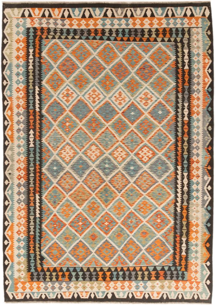 Afghan rug Kilim Afghan 289x209 289x209, Persian Rug Woven by hand