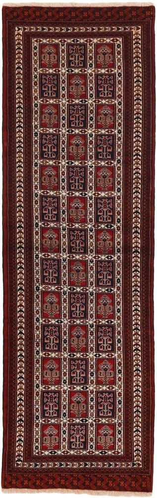 Perzsa szőnyeg Turkaman 9'3"x2'10" 9'3"x2'10", Perzsa szőnyeg Kézzel csomózva