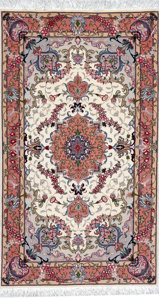 Tapete persa Tabriz 50Raj 128x73 128x73, Tapete persa Atado à mão