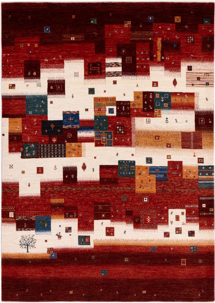 Tapete persa Persa Gabbeh Loribaft Nowbaft 264x186 264x186, Tapete persa Atado à mão