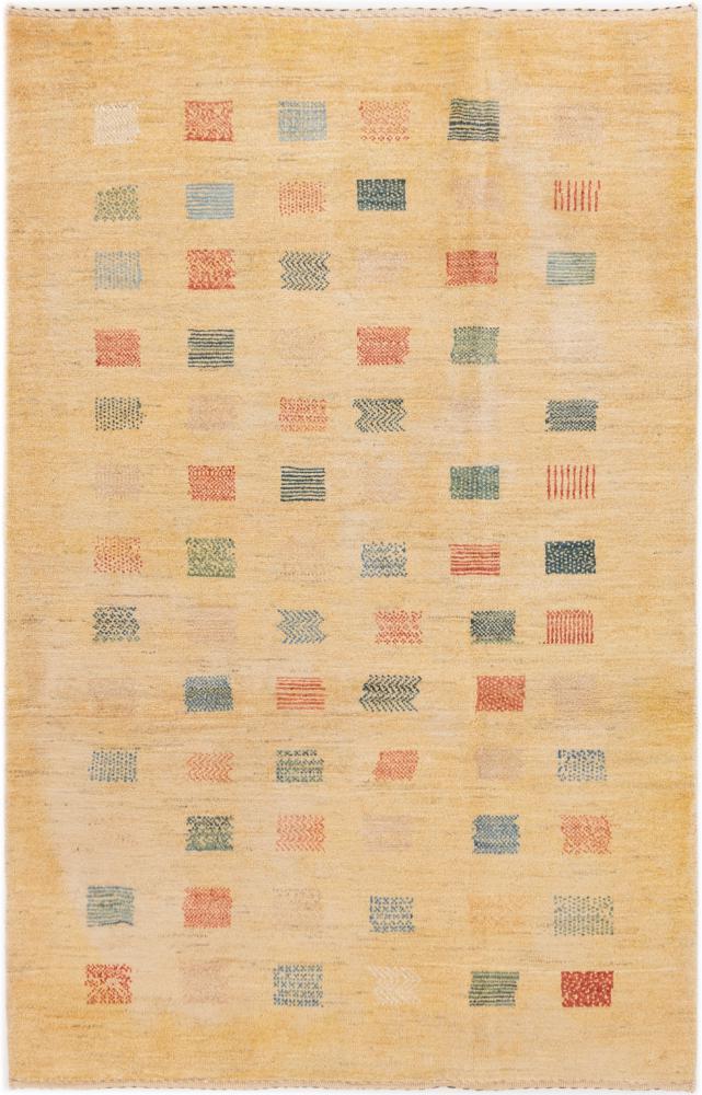 Tapis persan Persan Gabbeh Loribaft Z 181x118 181x118, Tapis persan Noué à la main