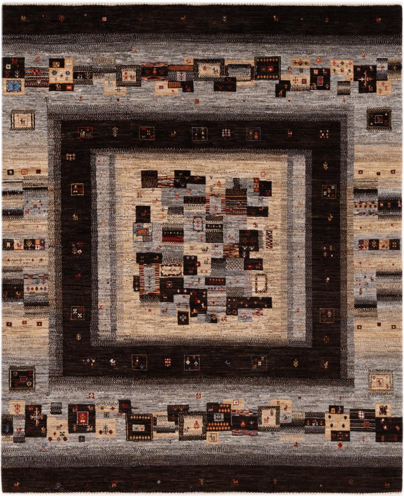 Tapete persa Persa Gabbeh Loribaft Nowbaft 243x208 243x208, Tapete persa Atado à mão