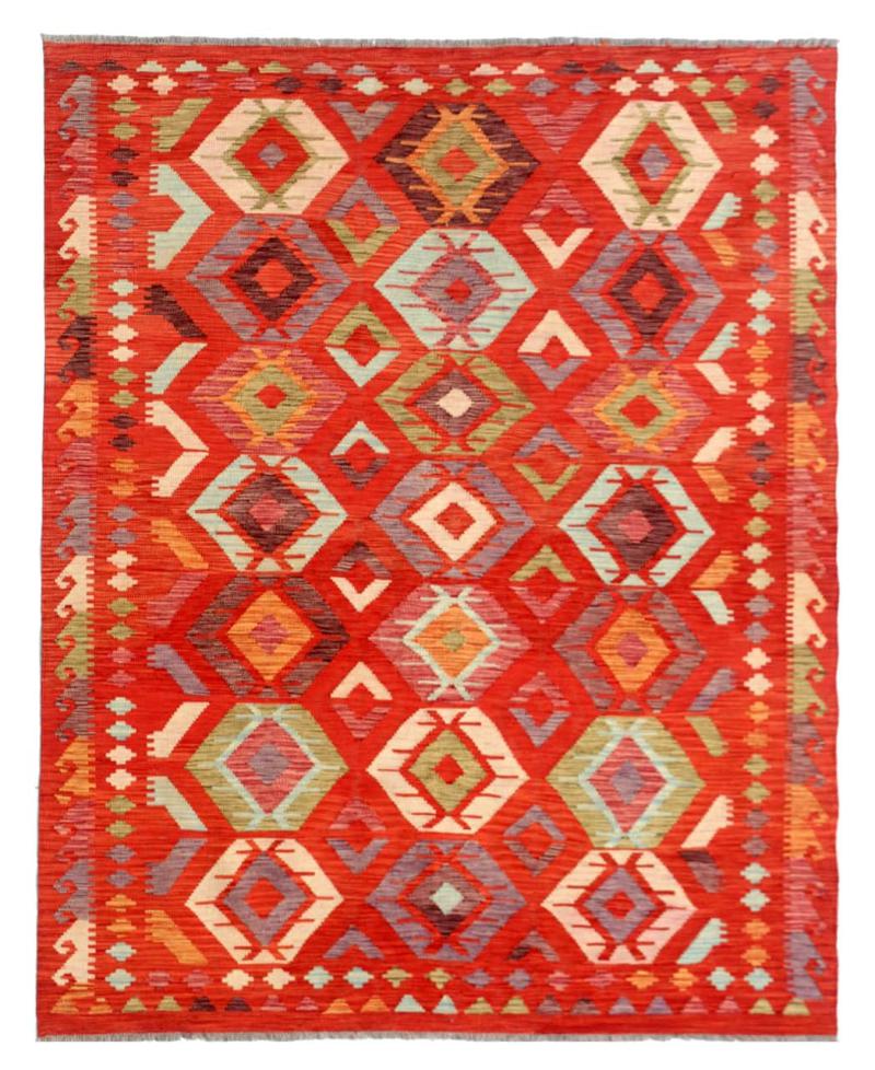 Afghan rug Kilim Afghan 8'1"x5'9" 8'1"x5'9", Persian Rug Woven by hand