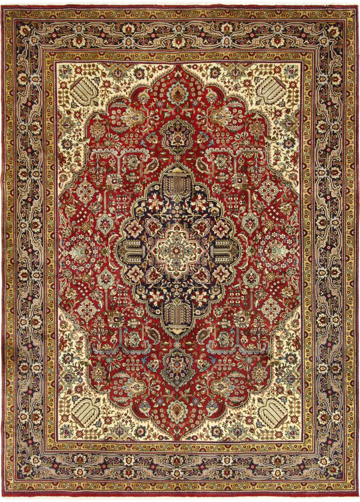 Alfombra persa Tabriz 346x251 346x251, Alfombra persa Anudado a mano