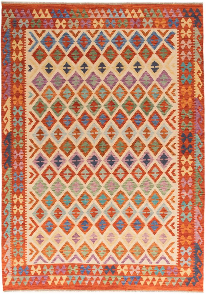 Afghanischer Teppich Kelim Afghan 9'11"x7'0" 9'11"x7'0", Perserteppich Handgewebt