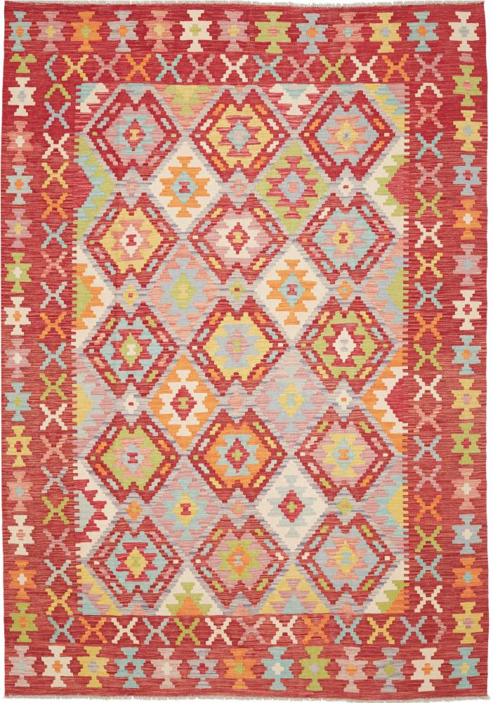 Alfombra afgana Kelim Afghan 291x206 291x206, Alfombra persa Tejido a mano