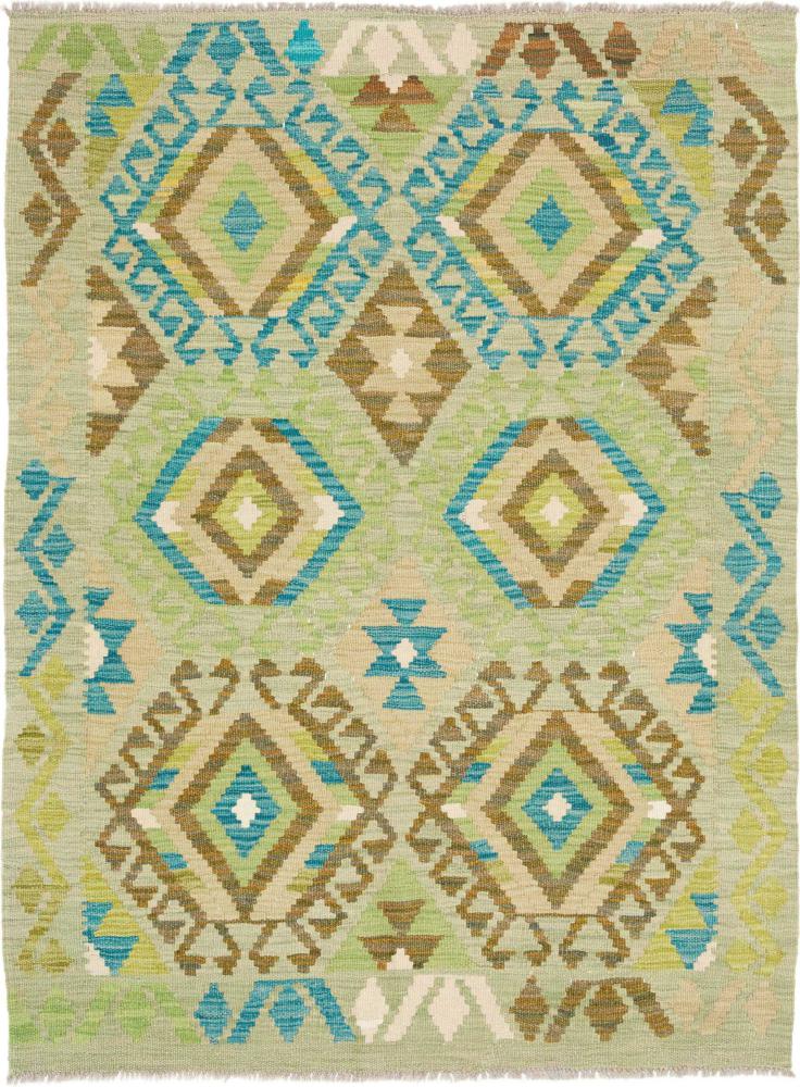 Afghanischer Teppich Kelim Afghan 139x103 139x103, Perserteppich Handgewebt