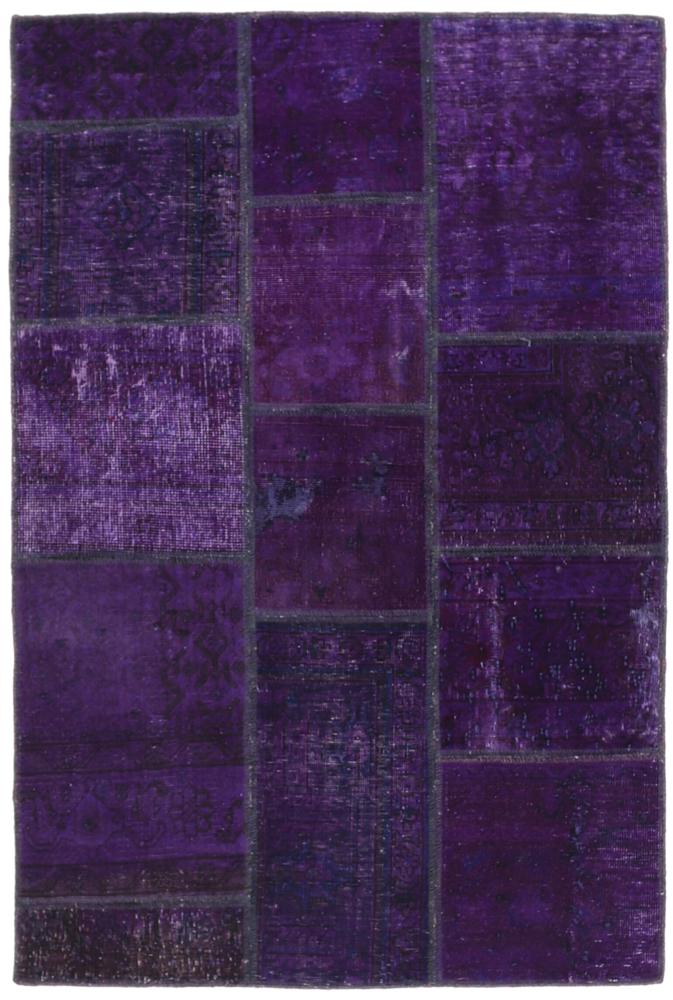 Persialainen matto Patchwork 156x101 156x101, Persialainen matto Solmittu käsin