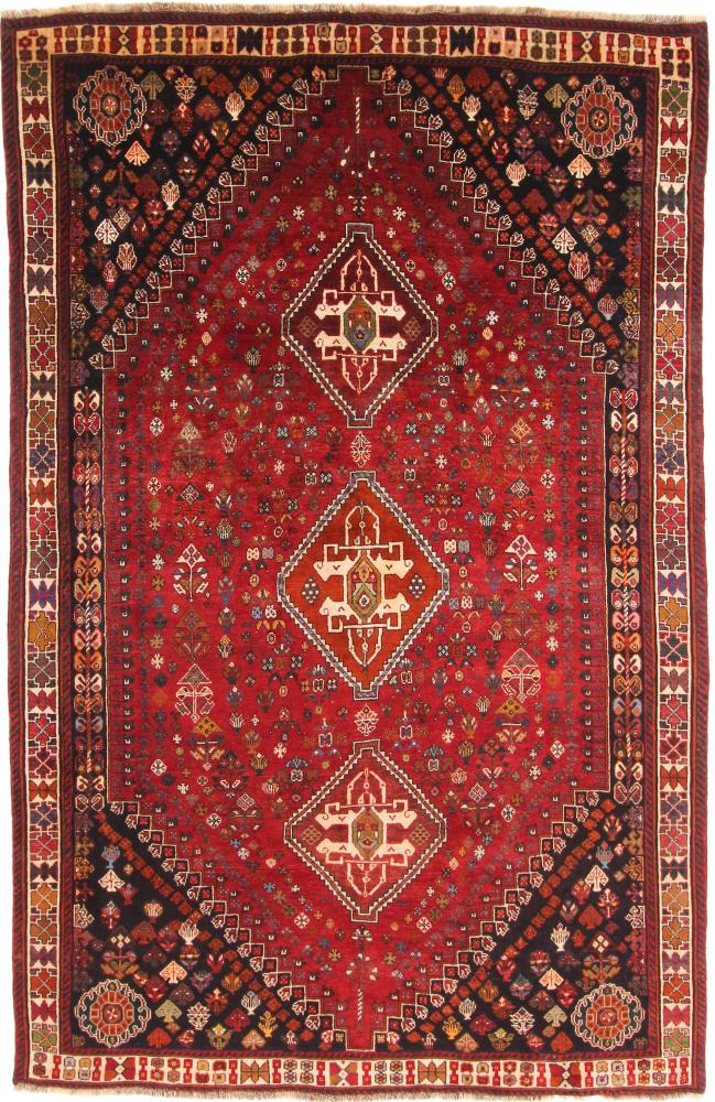Persian Rug Ghashghai 277x175 277x175, Persian Rug Knotted by hand