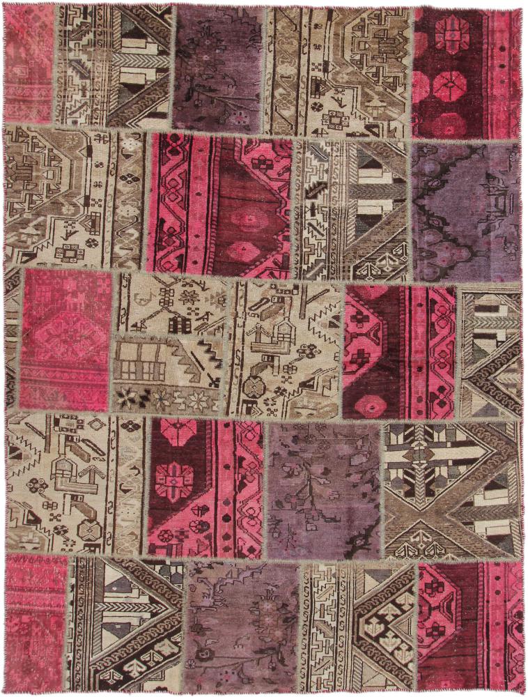 Tapete persa Patchwork 241x171 241x171, Tapete persa Atado à mão