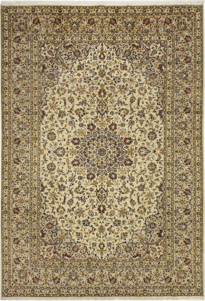 Alfombra persa Keshan 353x249 353x249, Alfombra persa Anudado a mano