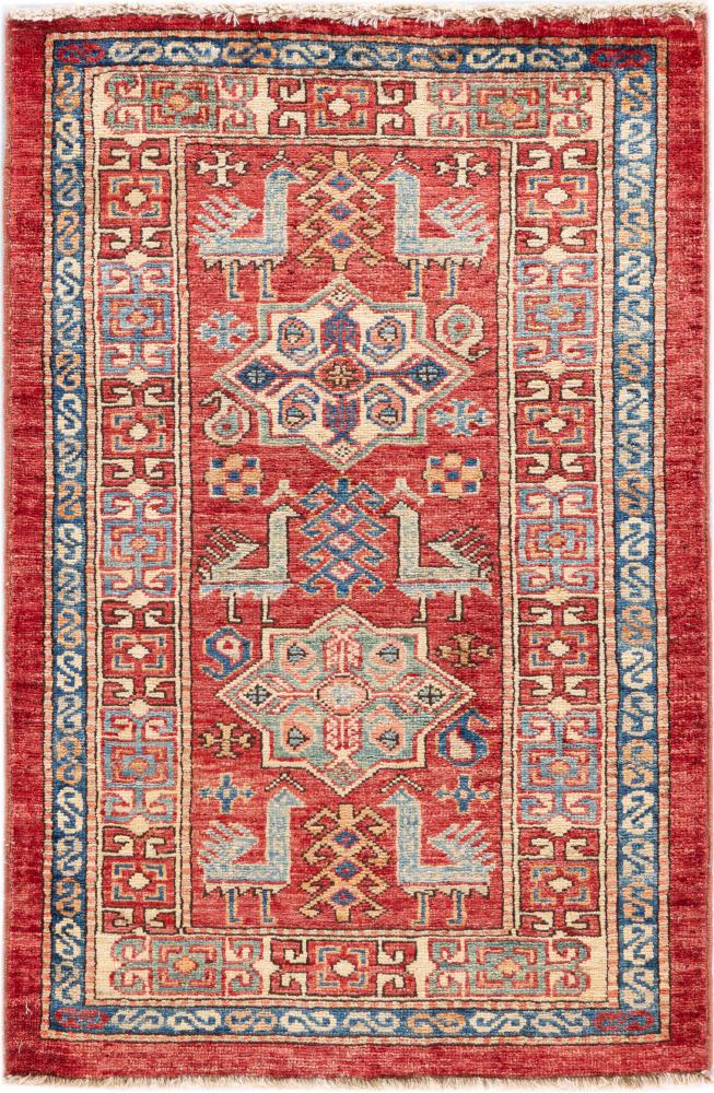 Alfombra afgana Super Kazak 94x61 94x61, Alfombra persa Anudado a mano