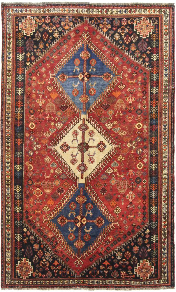 Tapete persa Ghashghai 301x184 301x184, Tapete persa Atado à mão