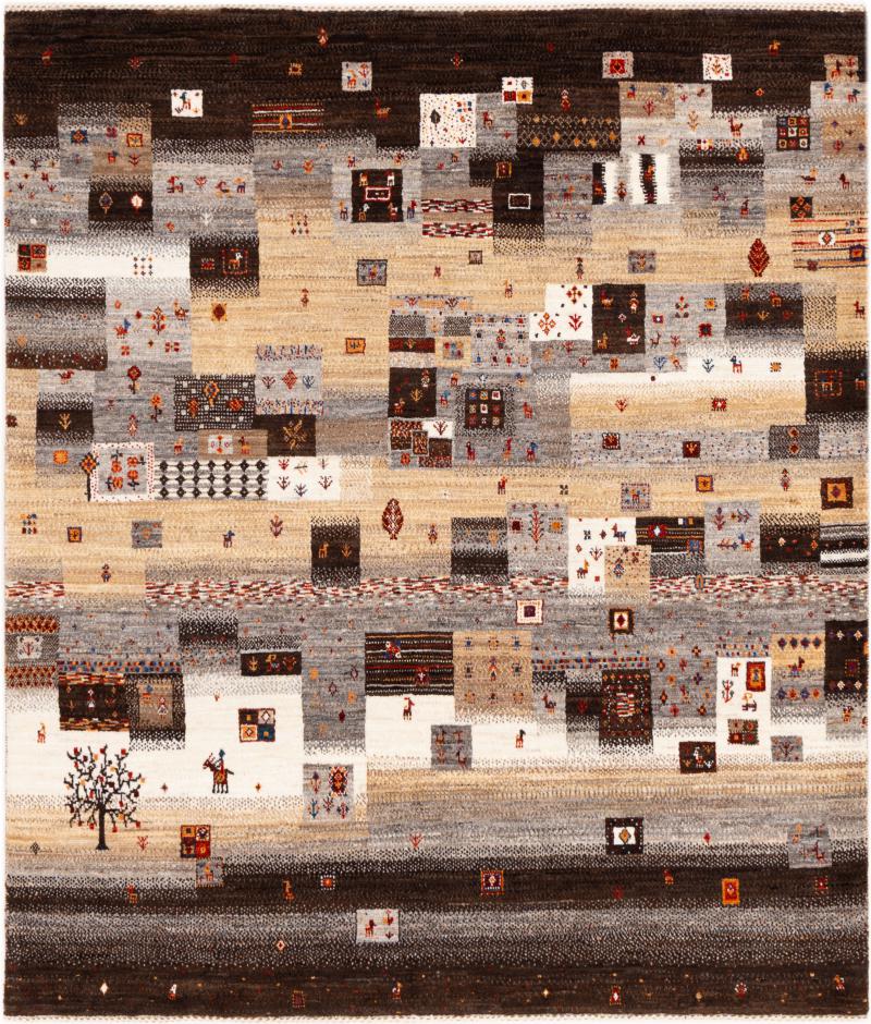 Persialainen matto Persia Gabbeh Loribaft Nowbaft 181x156 181x156, Persialainen matto Solmittu käsin