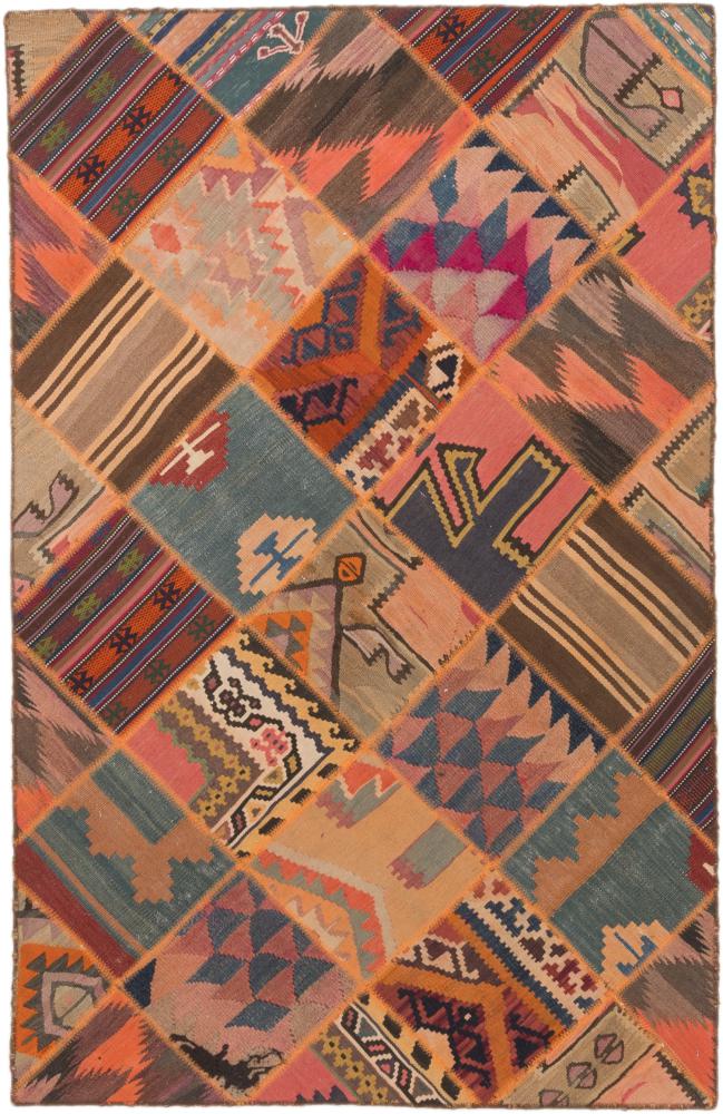 Perzsa szőnyeg Kilim Patchwork 190x120 190x120, Perzsa szőnyeg szőttesek