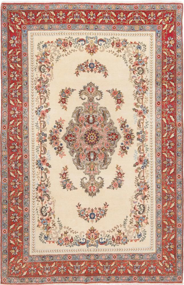 Persian Rug Qum 209x139 209x139, Persian Rug Knotted by hand