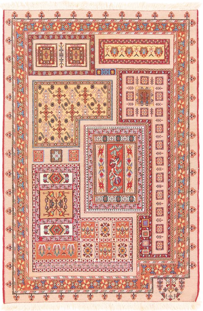 Tapete persa Kilim Soozani 151x99 151x99, Tapete persa Tecido à mão