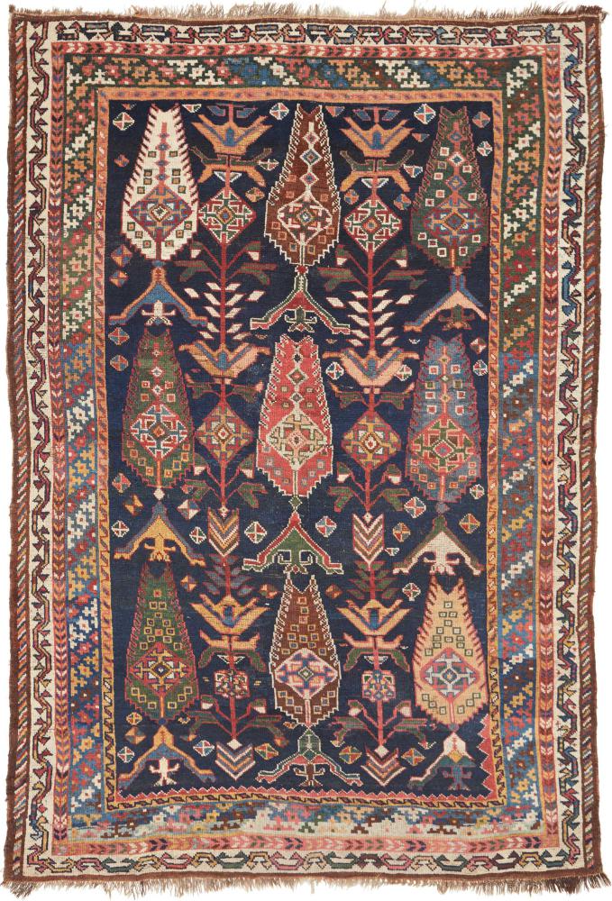 Persian Rug Lori Antique 8'4"x5'7" 8'4"x5'7", Persian Rug Knotted by hand