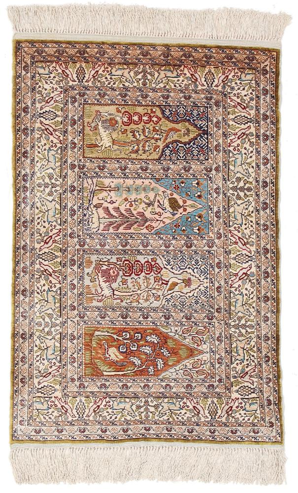  Kayseri Selyem 98x66 98x66, Perzsa szőnyeg Kézzel csomózva