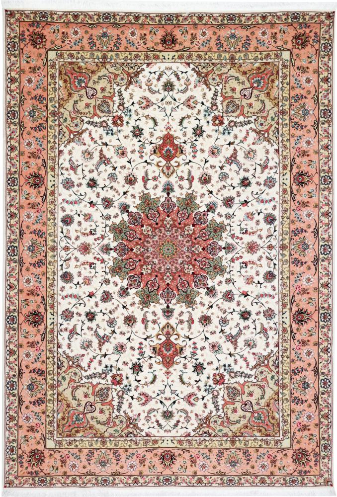 Tapete persa Tabriz 50Raj 301x204 301x204, Tapete persa Atado à mão