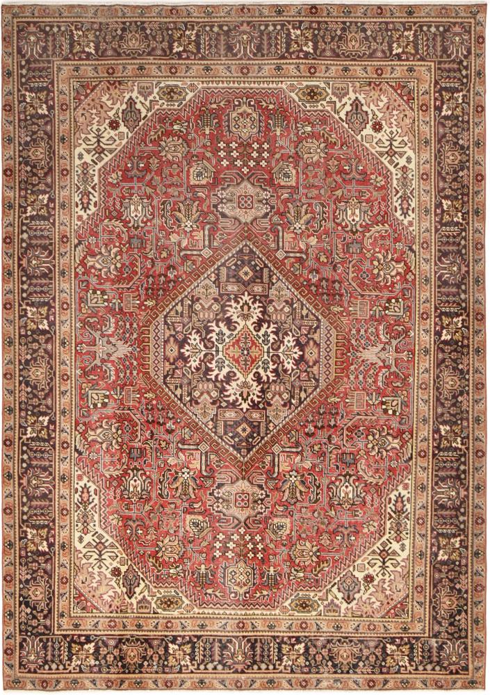 Tapete persa Tabriz 349x246 349x246, Tapete persa Atado à mão