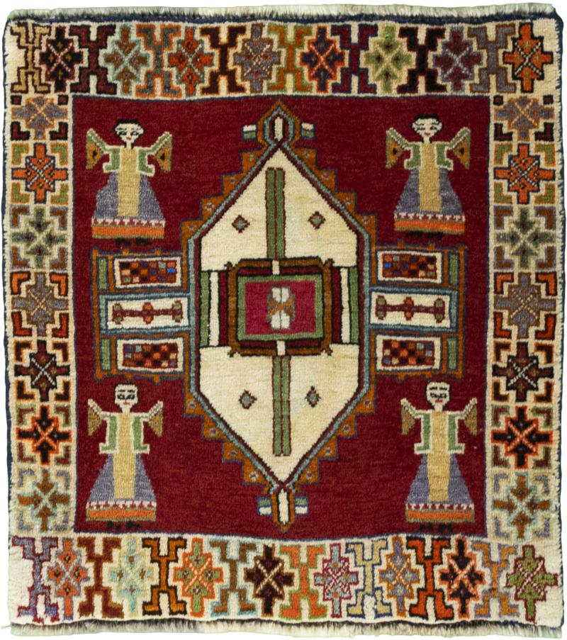 Perzisch tapijt Shiraz 65x63 65x63, Perzisch tapijt Handgeknoopte