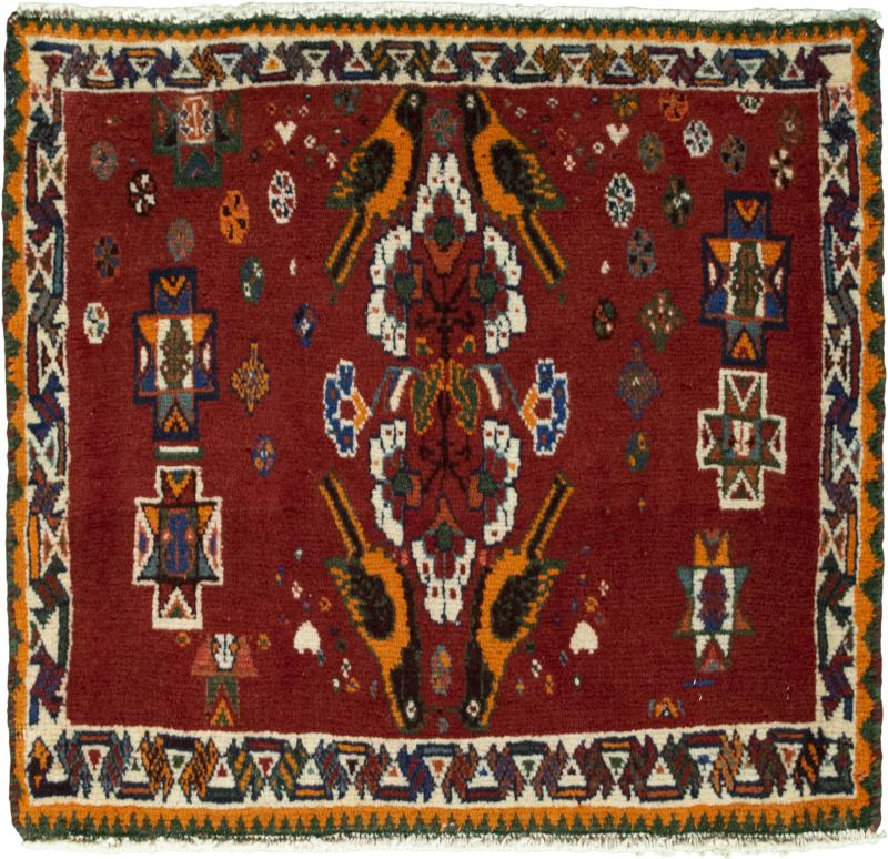 Persian Rug Shiraz 56x62 56x62, Persian Rug Knotted by hand