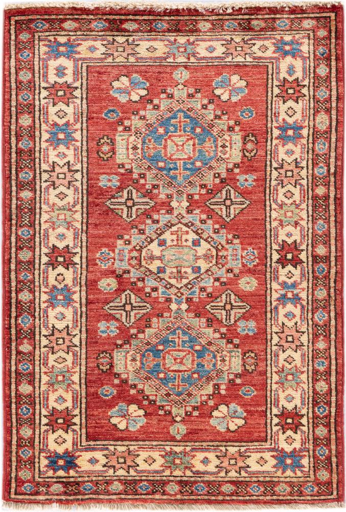 Afghansk teppe Super Kazak 90x61 90x61, Persisk teppe Knyttet for hånd